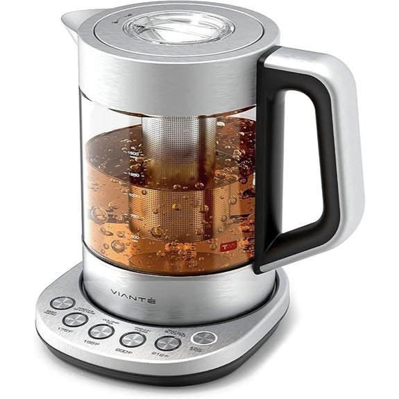 Vianté Electric Kettle with Infuser and Temperature Control