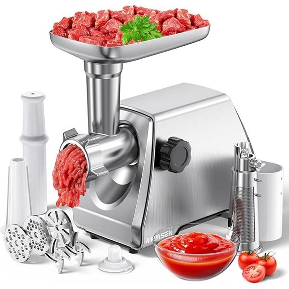 AIRMSEN Electric Meat Grinder & Sauce Maker