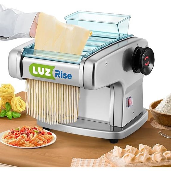 Electric Pasta Maker with Adjustable Thickness