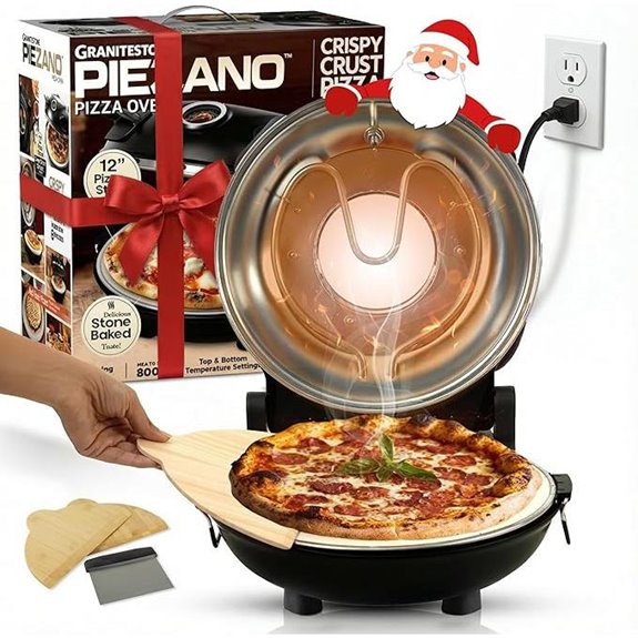 PIEZANO 12 Electric Pizza Oven with Ceramic Stone