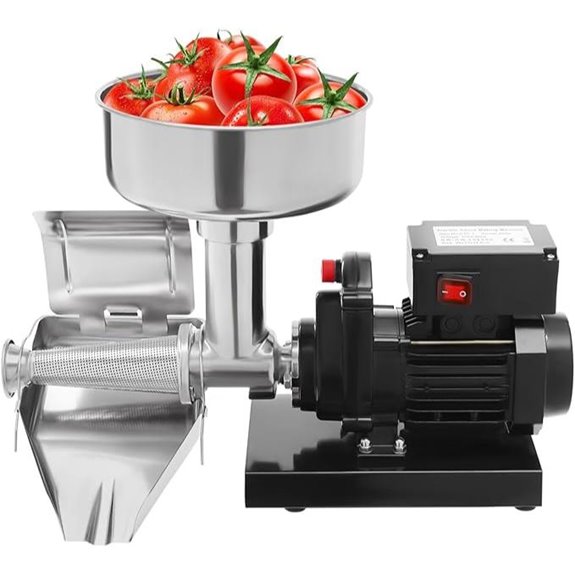Electric Tomato Strainer Machine for Sauce and Preserves
