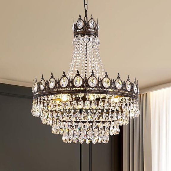 7PM French Empire Crystal Chandelier