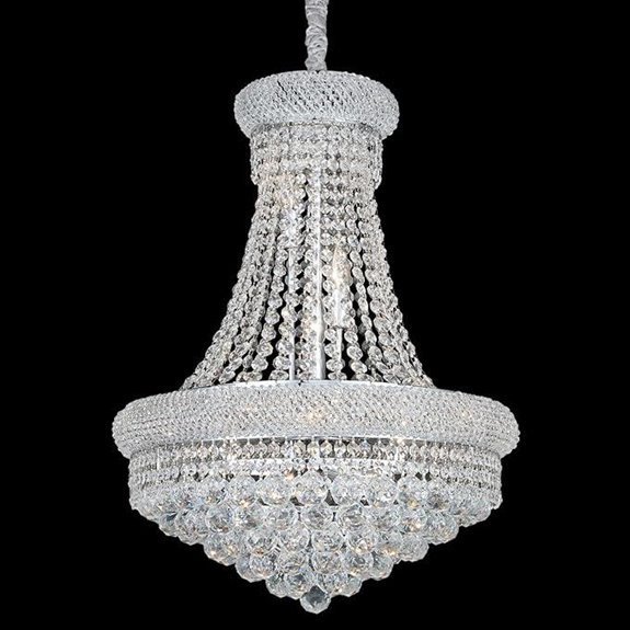Crystal Empire Style K9 Crystal Chandelier 12 Lights