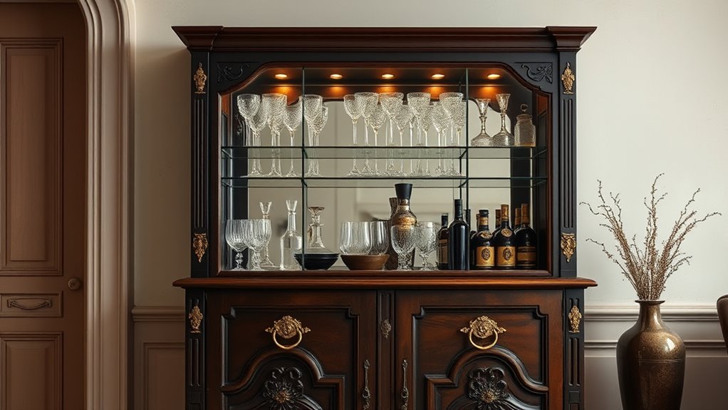 elegant european bar storage