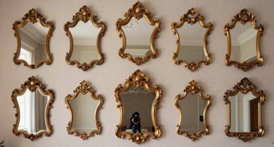 elegant european wall mirrors