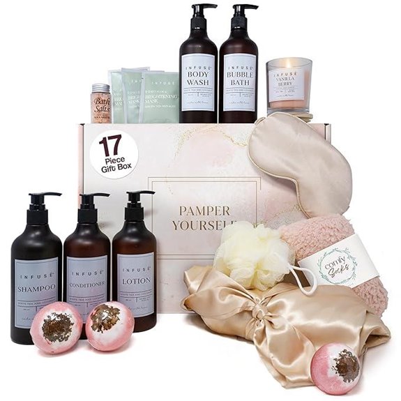 Luxury Gift Set with Robe and Bath Collection