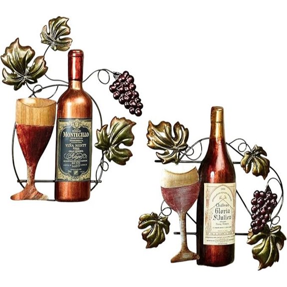 Touch of Class Wine Lovers Wall Art Set
