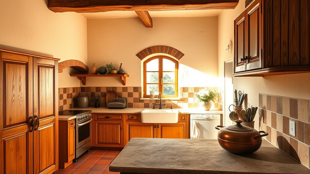 embrace earthy textured materials