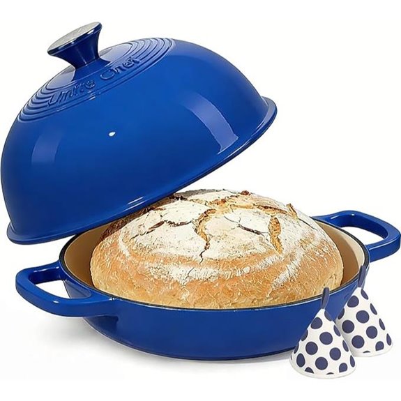 Umite Chef 6QT Enamel Cast Iron Dutch Oven
