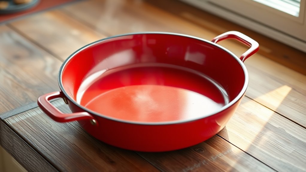 enamel pan durability and maintenance