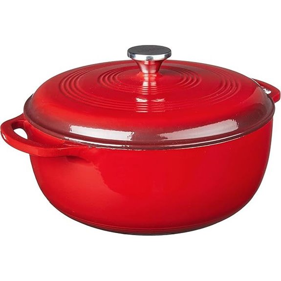 Lodge 7.5qt Enameled Cast Iron Dutch Oven
