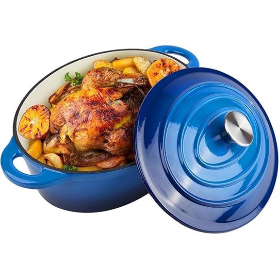 5.5 Qt Enameled Cast Iron Dutch Oven