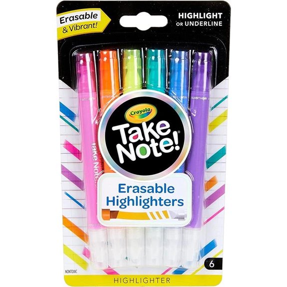 Crayola Erasable Highlighters (6 Pack)