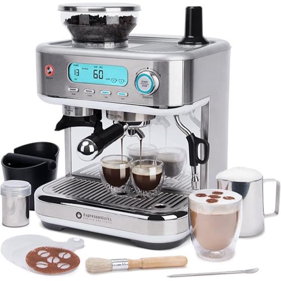 EspressoWorks Barista Pro Espresso Machine & Grinder Bundle