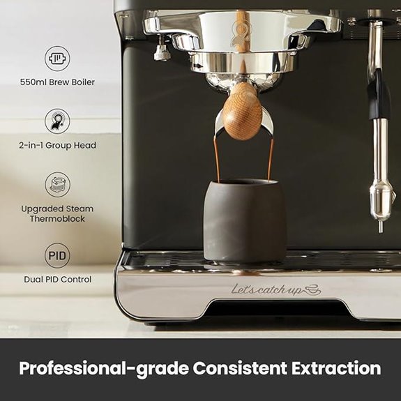 Gemilai G3028A Espresso Machine with Milk Frother