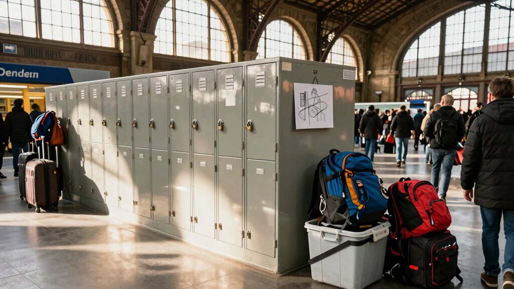 europe luggage storage safety