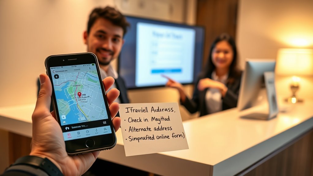 european address not required