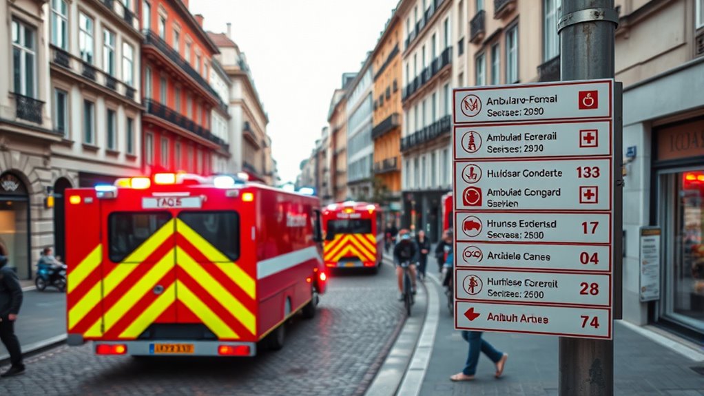 european emergency contact numbers