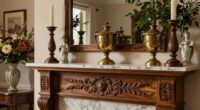 european style mantel decor sets