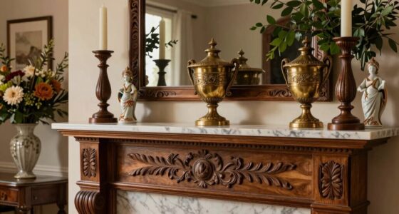 european style mantel decor sets
