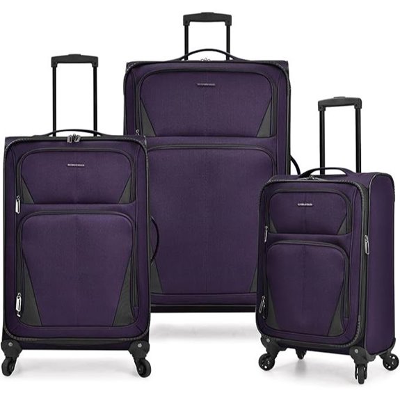 U.S. Traveler Aviron Bay 3-Piece Expandable Luggage Set