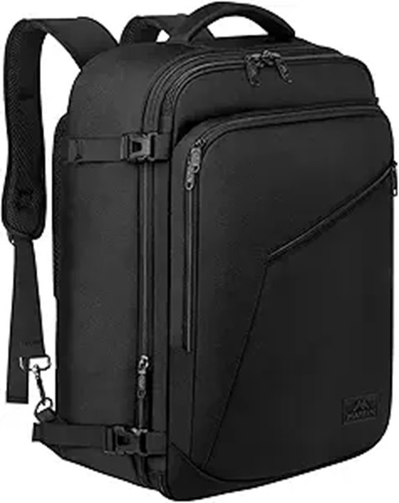 expandable 40l travel backpack