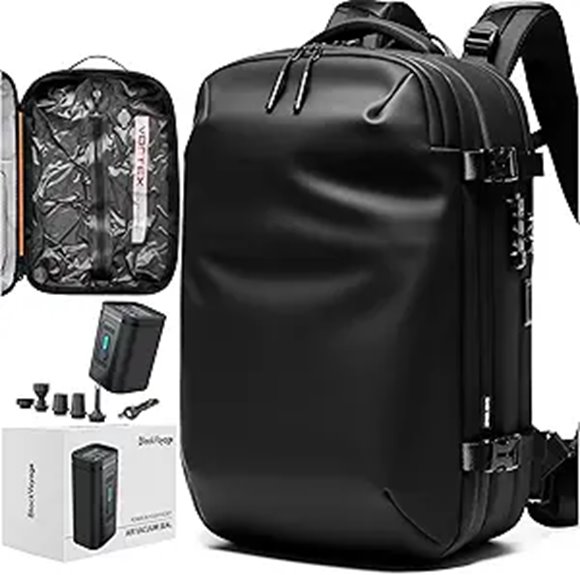 Vortex 60L Expandable Travel Backpack with Vacuum Pump