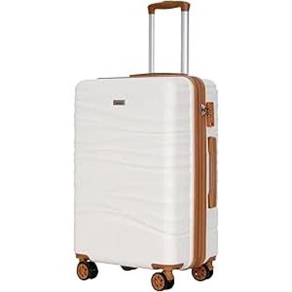 Romswi 26 Expandable Hardshell Checked Luggage