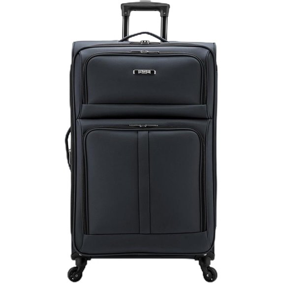U.S. Traveler Anzio Expandable Nylon Luggage with Wheels