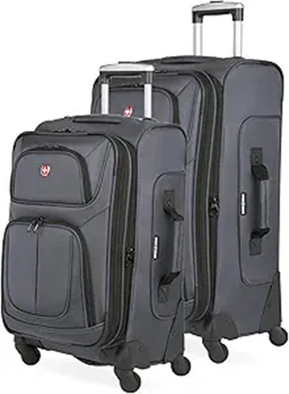 SwissGear Sion Expandable Luggage Set with Spinner Wheels