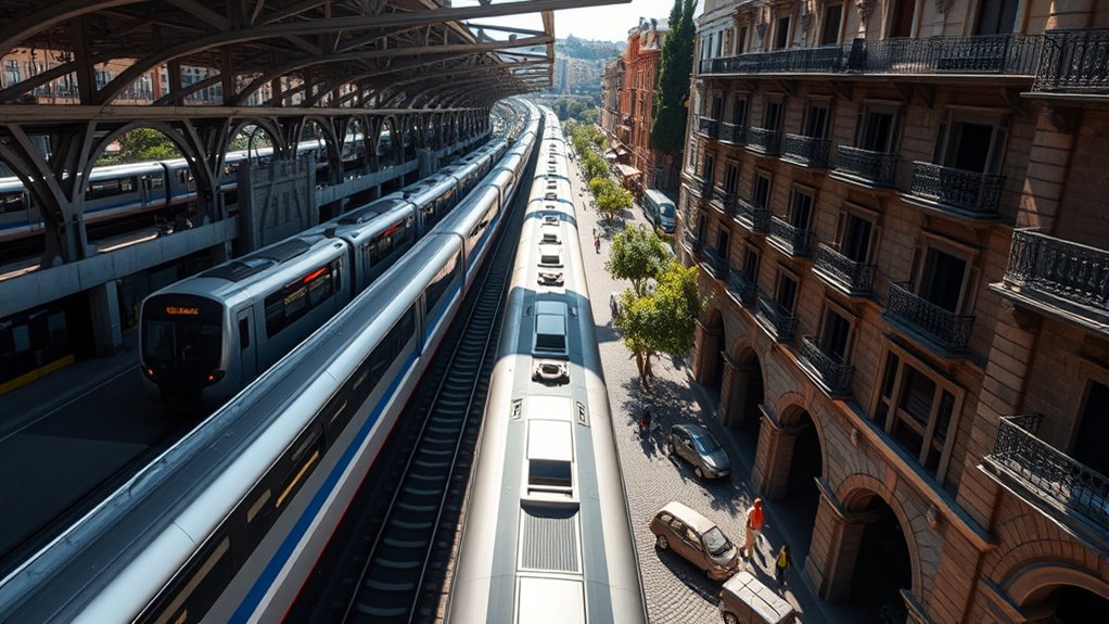 extensive transportation networks support connectivity