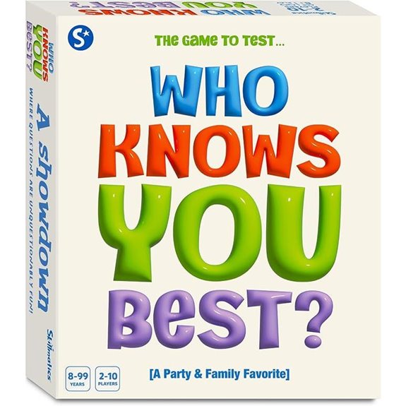 Skillmatics Who Knows You Best? Family Card Game