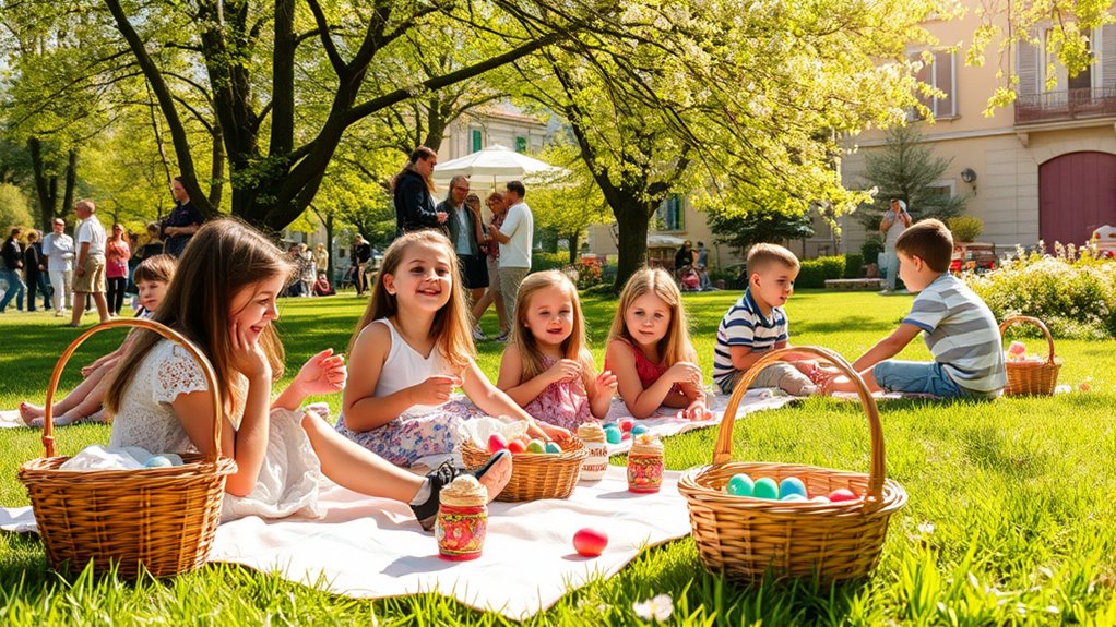family outdoor cultural celebrations