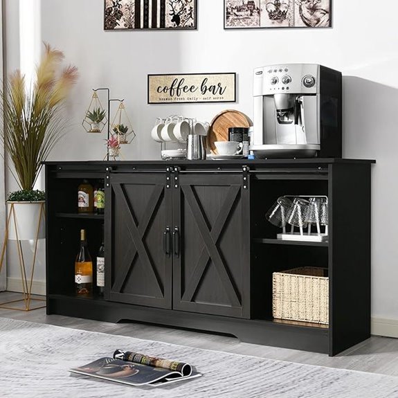 4 EVER WINNER Farmhouse Kitchen Storage Cabinet