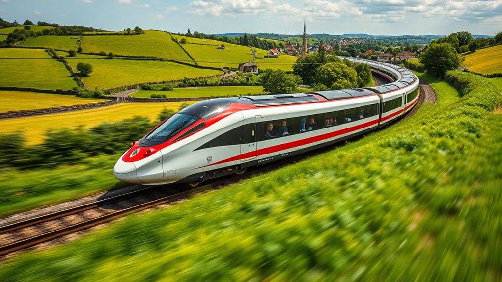 fast extensive french rail network