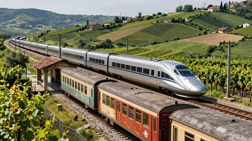 fast long distance italian trains