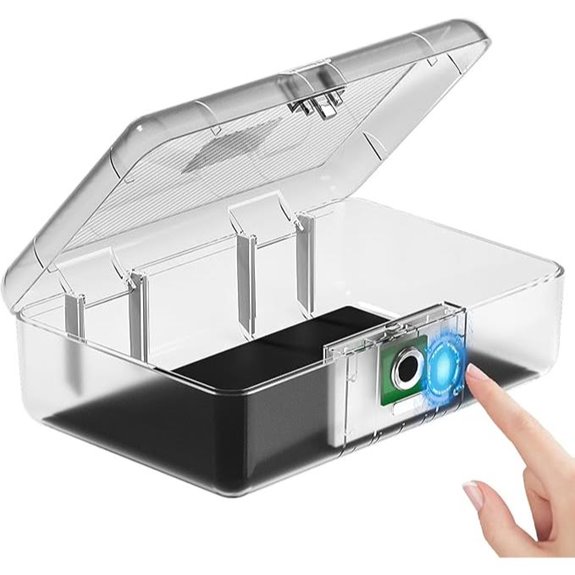 AICase Biometric Fingerprint Safe Storage Box