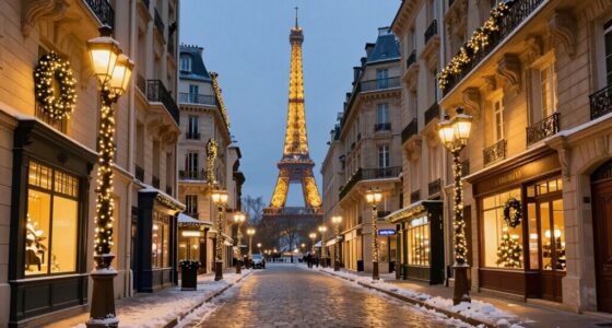 first time paris christmas visit