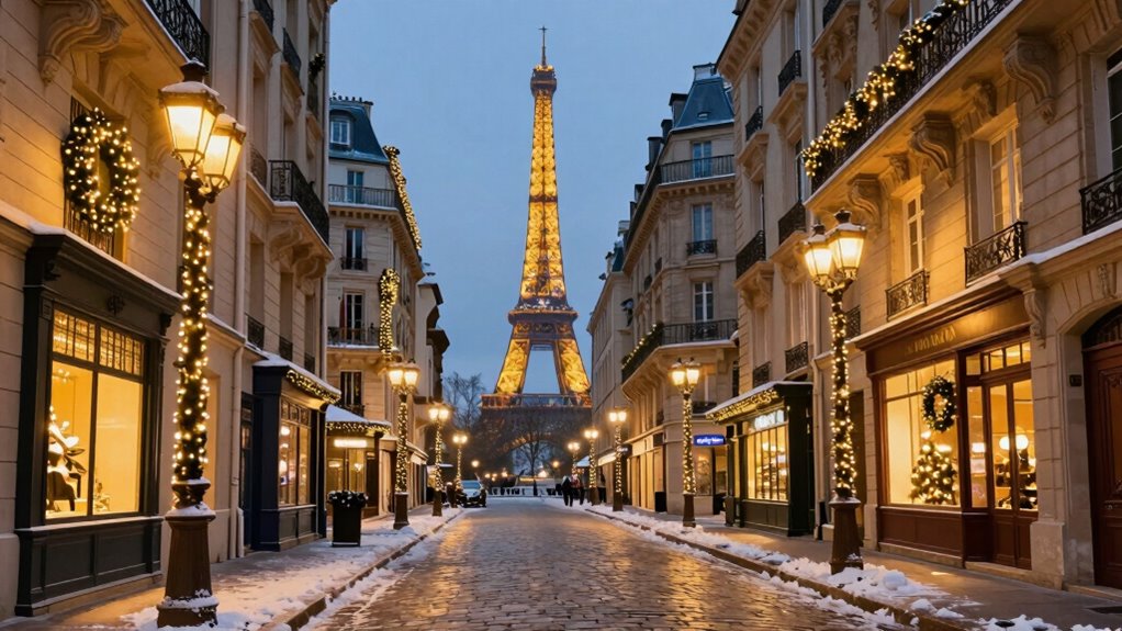 first time paris christmas visit