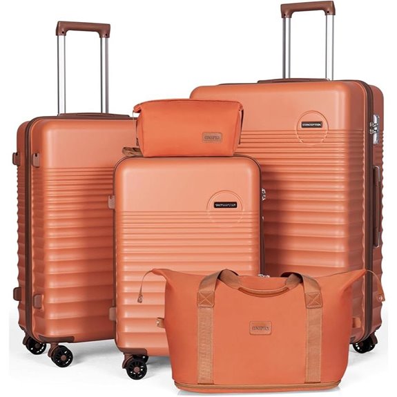 5-Piece Hardshell Luggage Set with TSA Lock