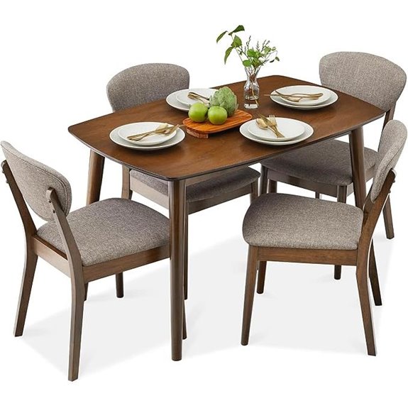 Best Choice 5-Piece Dining Set with Padded Chairs