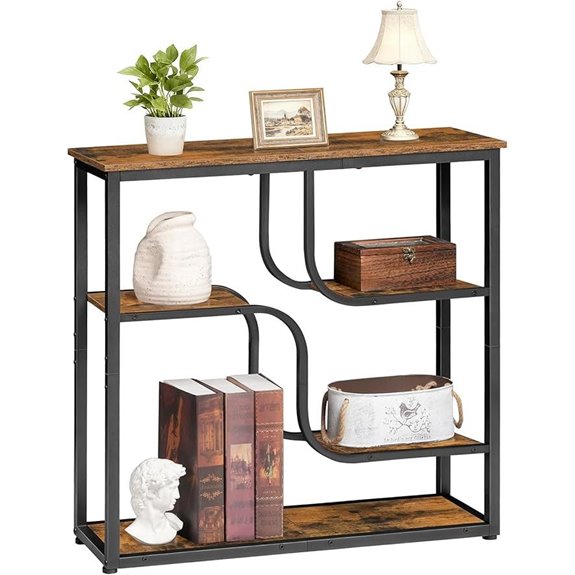 HOOBRO 29.5 5-Tier Entryway Console Table