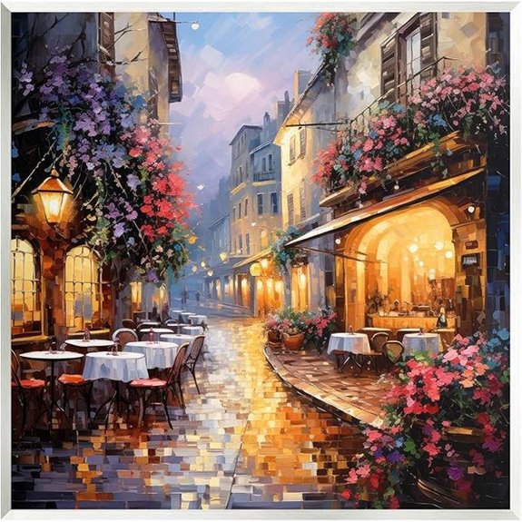 Stupell Industries Floral French Bistro Wall Plaque Art by Ray Powers