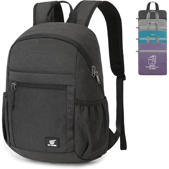 foldable 18l rfid backpack