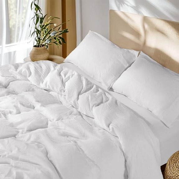 SONORO KATE French Linen Queen Duvet Cover Set