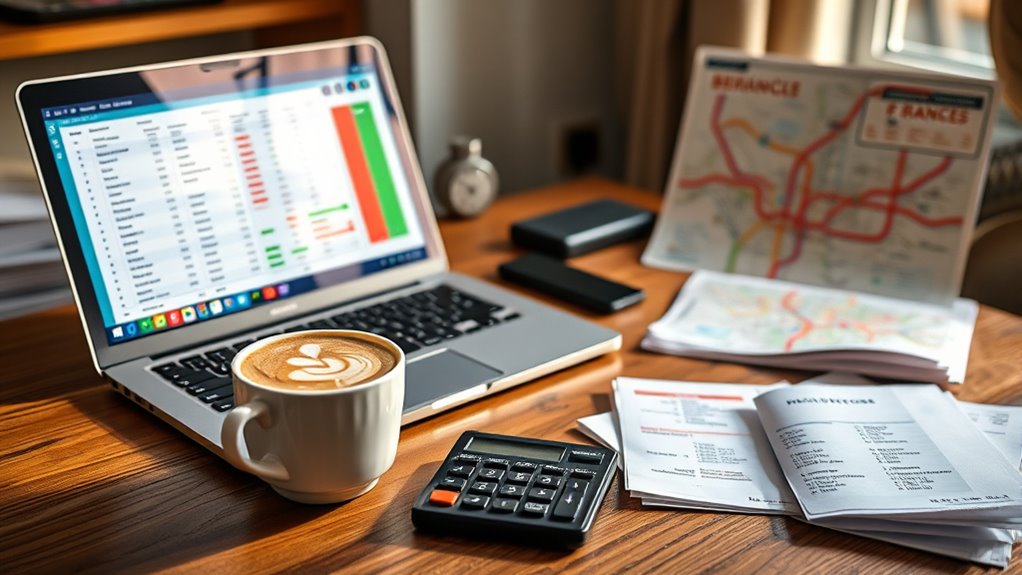 french utility and transportation costs