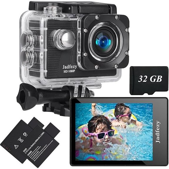 Action Camera FHD 1080P with Accessories Kit