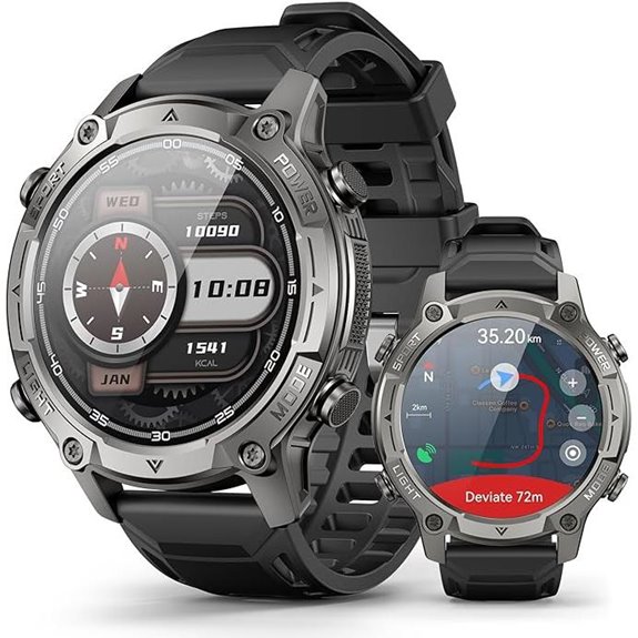 AI Smart Watch with GPS Heart Rate 21-Day Battery