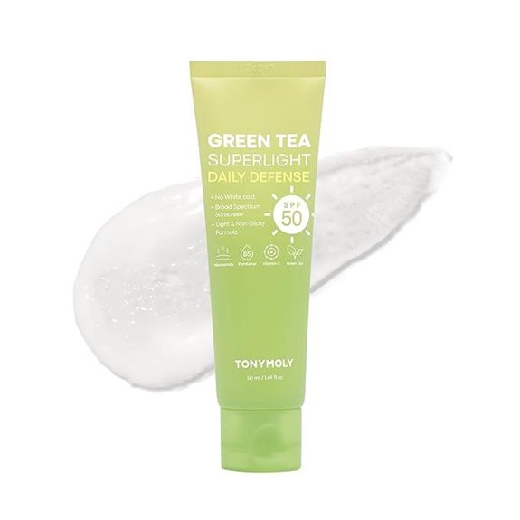 TONYMOLY Green Tea SPF 50 Sunscreen with Hyaluronic