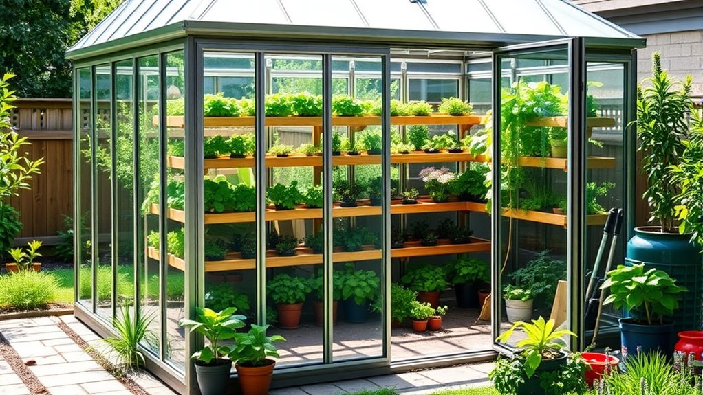 greenhouse size durability ventilation